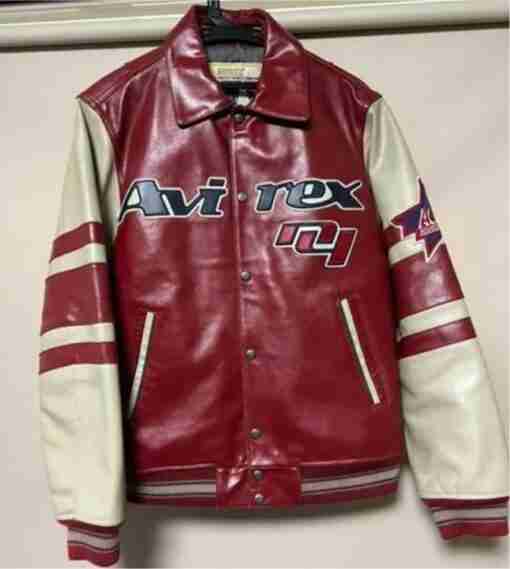 Red-Varsity-Goalers-Leather-Jacket